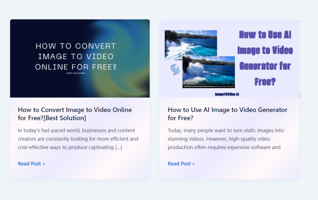 Blog of ImageToVideo AI